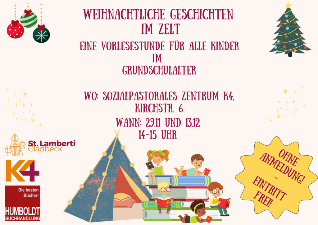 📚✨ Weihnachtliche Geschichten im Zelt ✨🎄